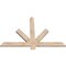 Ekena Millwork Kennewick Smooth Timber Gable Bracket, Douglas Fir, 48"W x 32"H x 1 1/2"D x 3 1/2"F, 16/12 Pitch GBW048X32X0204KEN00SDF - alternate 5